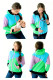 100% BAUMWOLLE - 3in1 Hoodie: Stillen, Tragen, Normal - Mehrfarben