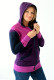 100% BAUMWOLLE - 3in1 Hoodie: Stillen, Tragen, Normal - Mehrfarben