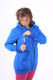 100% Baumwolle - 3in1 Sweatshirt mit Kapuze, einfarbig: Stillen, Tragen, Normal
