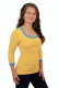 SUMMER MERINO - 3in1 Still-T-Shirt Dekolleté 10cm U, 3/4 Cr. ruk. - 10KI2SLMS70