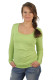 SUMMER MERINO - 3in1 Still-T-Shirt Dekolleté 10cm U, l. ruk.