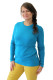 SUMMER MERINO - 3in1 Still-T-Shirt Ausschnitt 3cm U, l. ruk.