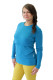 SUMMER MERINO - 3in1 Still-T-Shirt Ausschnitt 3cm U, l. ruk.