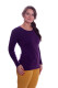 SUMMER MERINO - 3in1 Still-T-Shirt Ausschnitt 3cm U, l. ruk.