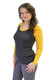 SUMMER MERINO - 3in1 Still T-Shirt Verschluss 10cm U, Raglan dl. ruk.