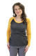 SUMMER MERINO - 3in1 Still T-Shirt Verschluss 10cm U, Raglan dl. ruk.