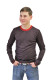 WINTER MERINO - T-Shirt, Langarm - OHNE MUSTER - Herren - Ausschnitt U - MPLTBEZ372