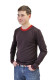 WINTER MERINO - T-Shirt, Langarm - OHNE MUSTER - Herren - Ausschnitt U - MPLTBEZ372