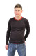 WINTER MERINO - T-Shirt, Langarm - OHNE MUSTER - Herren - Ausschnitt U - MPLTBEZ372