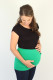 BAUMWOLLE - Bauchband für Schwangere, DOPPELT, einfarbig - TPATP30