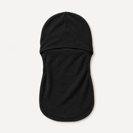Merino kukla pod helmu URNA · 52–56 cm · černá jednobarevná