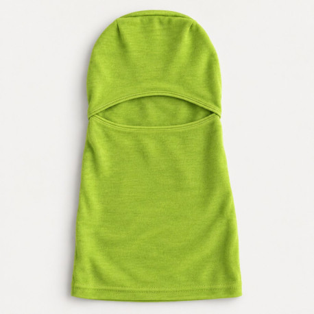 Merino kukla pod helmu URNA · 49–51 cm · limetková jednobarevná