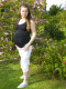 Těhotenské tílko v PD řasené - BAVLNA - TTLBDPD60