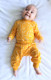 Rostoucí pyžamko z MERINA - ŠÍPY na barevném podkladu - MERPYSIP